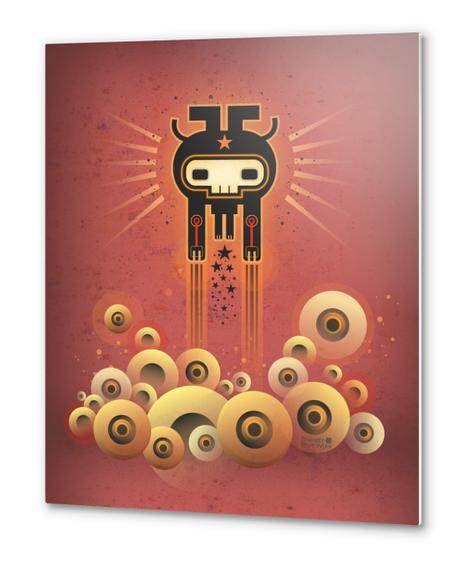 Electrochaman Metal prints by Exit Man