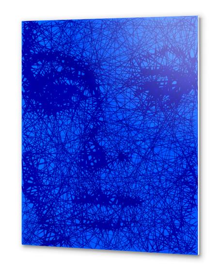 Blue Portray Metal prints by Vic Storia