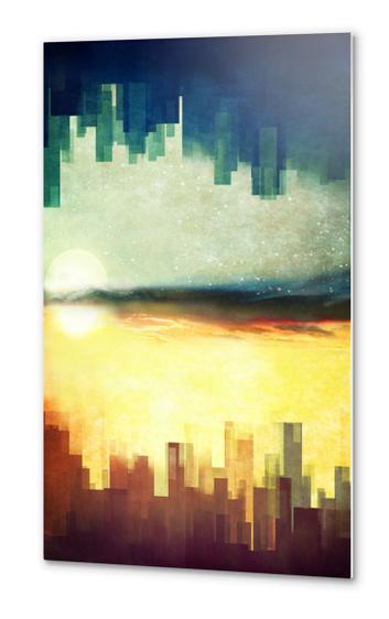 Parallel Cities Metal prints by DejaReve