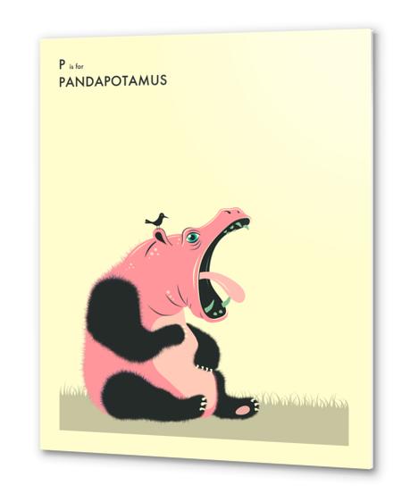 PANDAPOTAMUS Metal prints by Jazzberry Blue