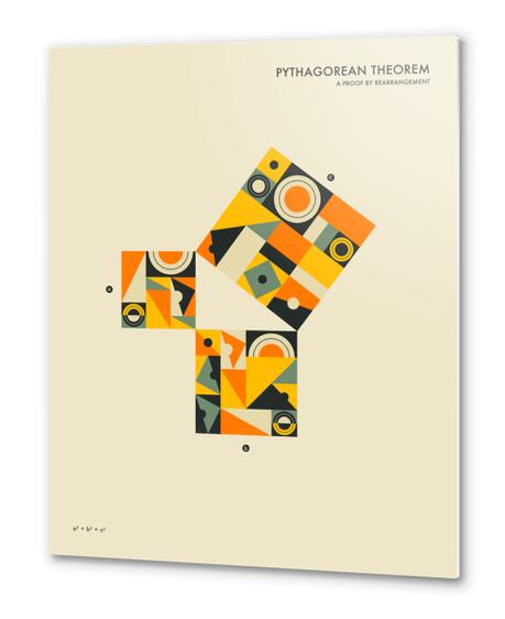 PYTHAGOREAN THEOREM 1 Metal prints by Jazzberry Blue