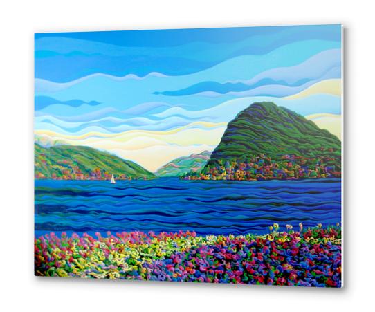 Sunny SwissScape Metal prints by Amy Ferrari Art