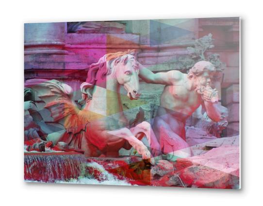 Trevi Fountain Metal prints by Vic Storia