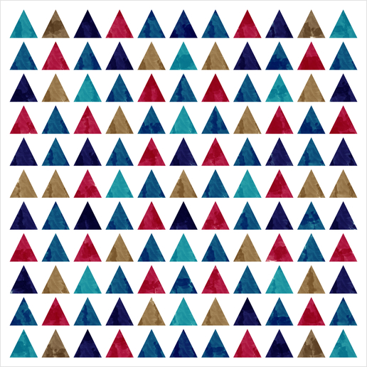 Lovely Geometric Pattern X 0.1 Art Print by Amir Faysal