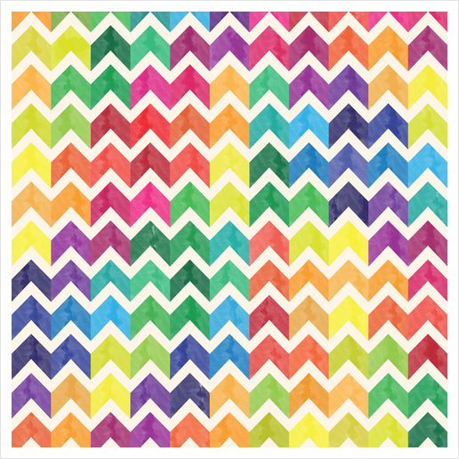 Lovely Chevron #3 Art Print by Amir Faysal