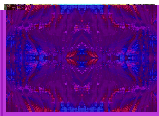 psychedelic geometric symmetry abstract pattern in purple blue yellow Art Print by Timmy333