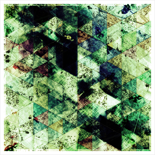 Abstract GEO X 0.18 Art Print by Amir Faysal