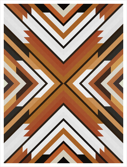 Dynamic geometric pattern I Art Print by Vitor Costa