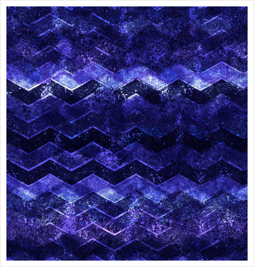 Abstract Chevron X 0.3 Art Print by Amir Faysal