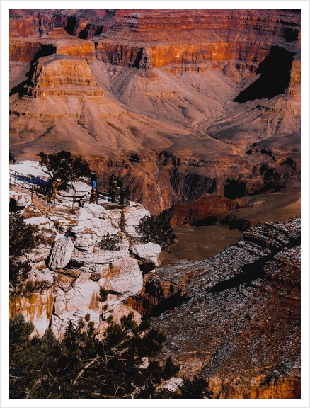 Desert landscape view at Grand Canyon national park, Arizona, USA Art Print by Timmy333