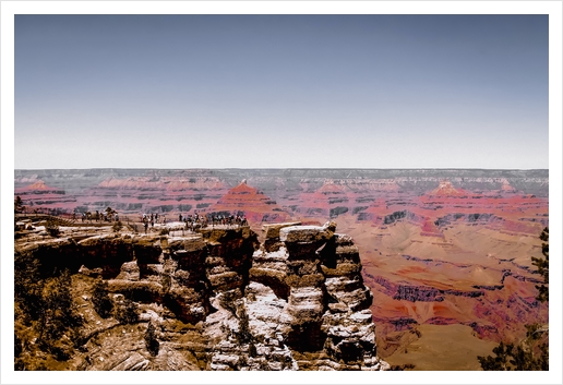 Desert landscape at Grand Canyon national park, Arizona, USA Art Print by Timmy333