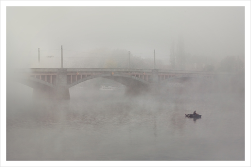 Prague at dawn Art Print by Jarek Blaminsky