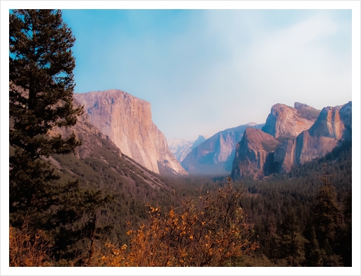 mountain at Yosemite national park California USA Art Print by Timmy333