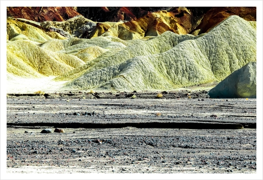 Mountains at Death Valley national park, California, USA Art Print by Timmy333