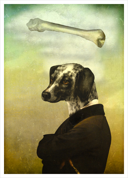 A Dog's Dream Art Print by DVerissimo