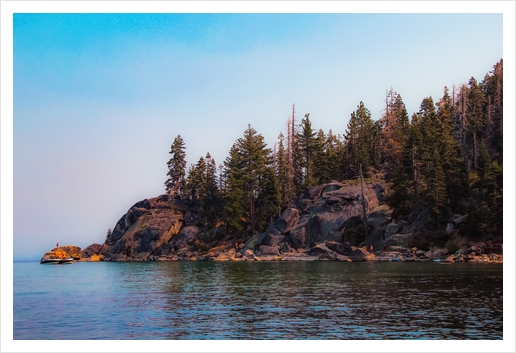 beautiful scenic at Emerald bay Lake Tahoe California USA Art Print by Timmy333