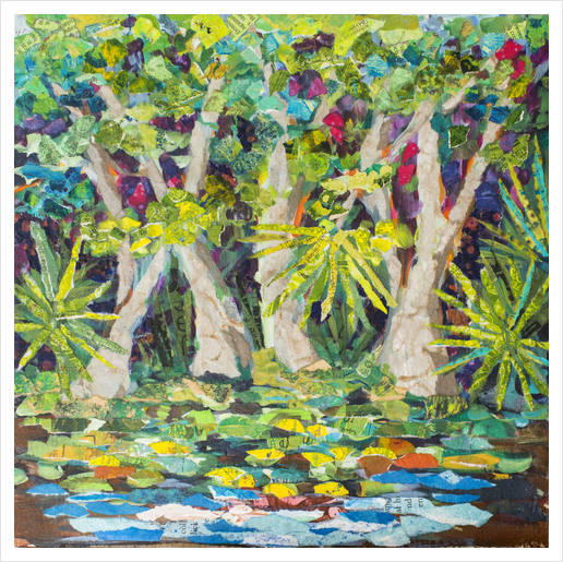 Lazy River Art Print by Elizabeth St. Hilaire