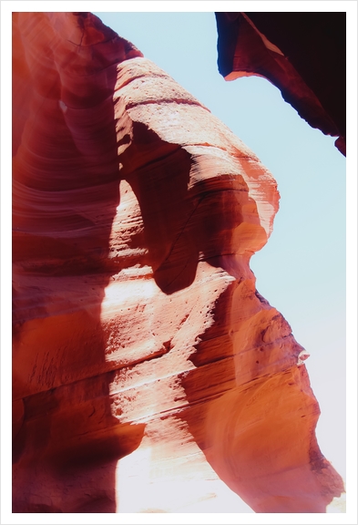 Sandstone in the desert at Antelope Canyon Arizona USA Art Print by Timmy333