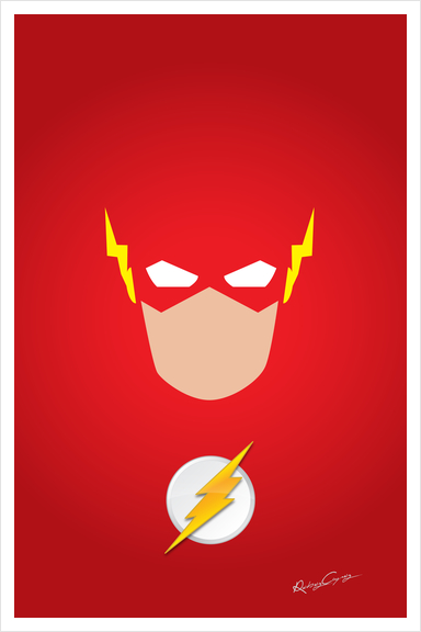 Flash Art Print by Roberto Caporilli