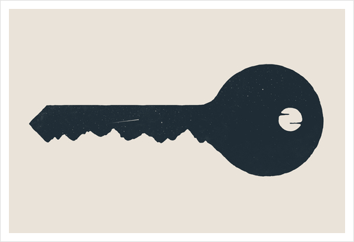 The Key to the Mountain Art Print by Florent Bodart - Speakerine