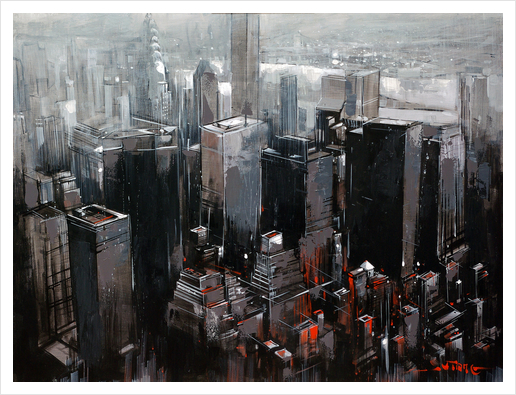 NEW YORK Art Print by Vantame