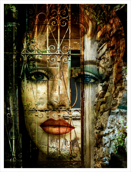 Behind the closed door Art Print by Gabi Hampe