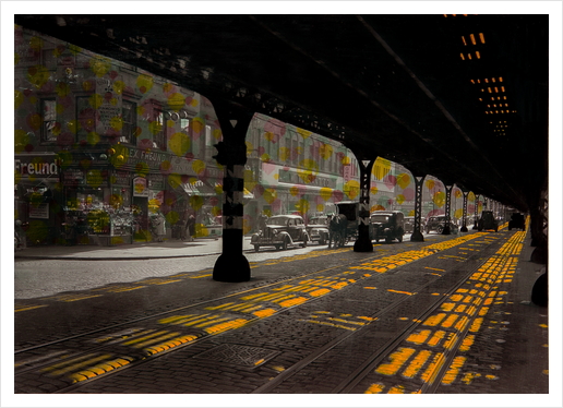 UNDER THE BRIDGE Art Print by db Waterman