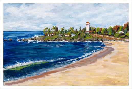 Waimea Bay Art Print by DanKeizer