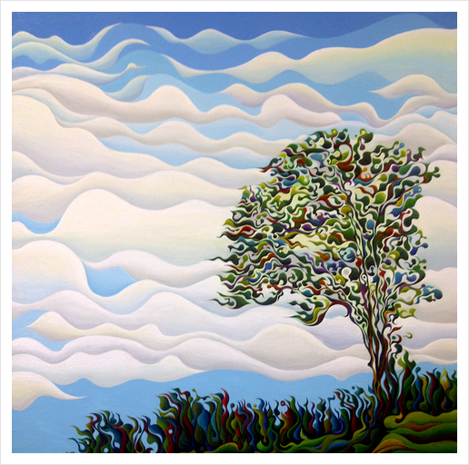 Westward Yearning Tree Art Print by Amy Ferrari Art