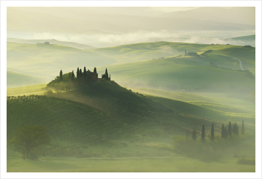 Val d'Orcia Art Print by Jarek Blaminsky