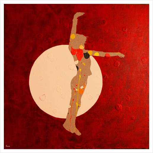 Dancing In The Moon Art Print by Pierre-Michael Faure