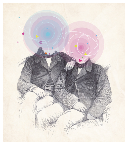 Goncourt Brothers Art Print by tzigone