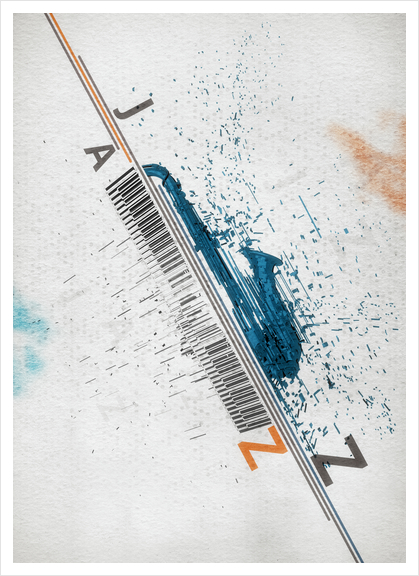 Jazz Festival Art Print by cinema4design