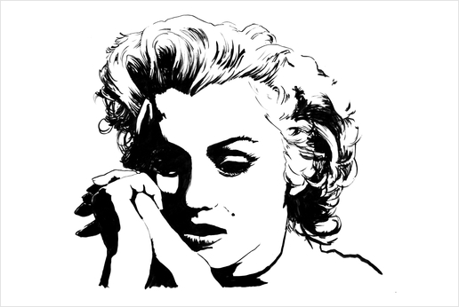 Marilyn Art Print by maya naruse