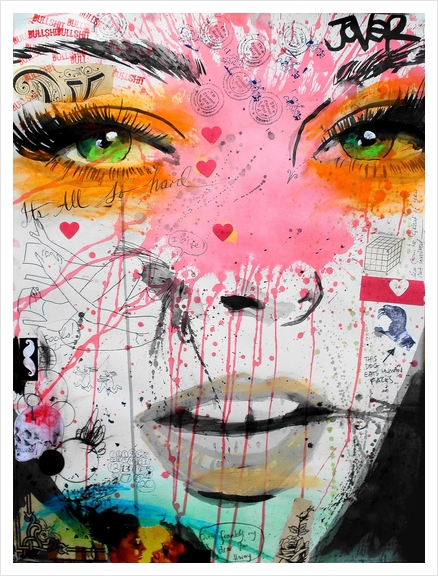 quite frankly Art Print by loui jover