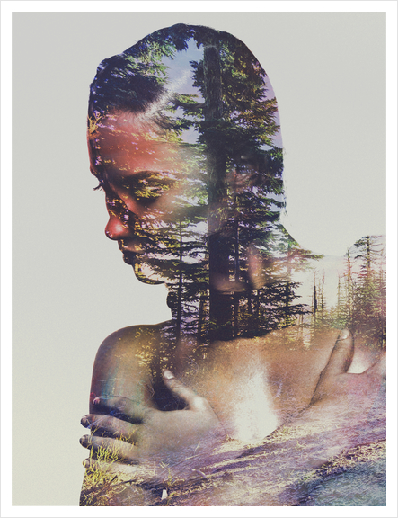 Wilderness Heart 2 Art Print by Andreas Lie