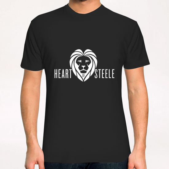 Heart of Steel (White) T-Shirt by bthwing