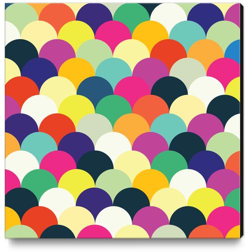 Colorful Circles  Canvas Print by Amir Faysal