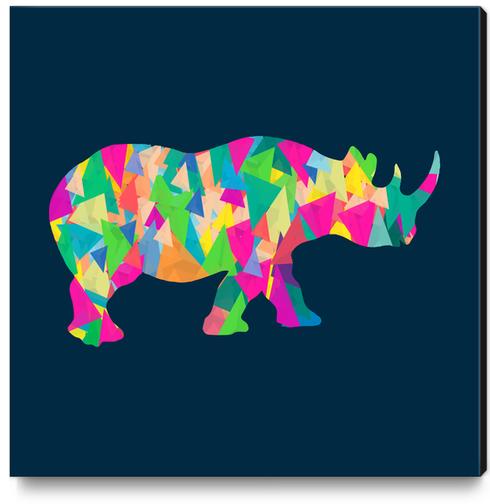 Abstract Bear Canvas Print by Amir Faysal