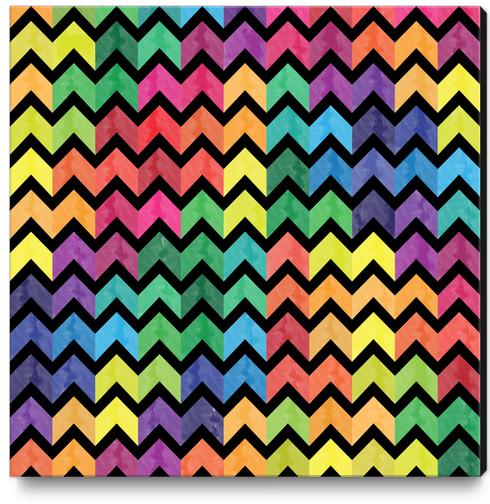 Lovely Chevron #2 Canvas Print by Amir Faysal