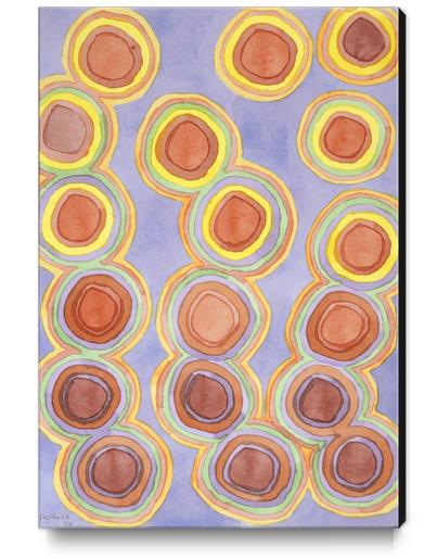 Growing Chains of Circles  Canvas Print by Heidi Capitaine