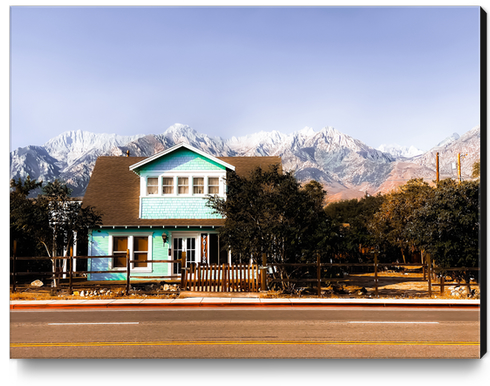 road trip with beautiful scenic in California, USA Canvas Print by Timmy333