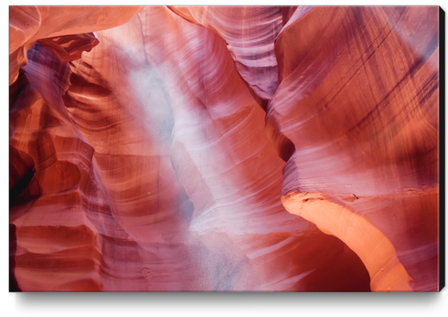 Sunlight in the cave at Antelope Canyon Arizona USA Canvas Print by Timmy333