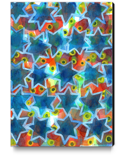 Blue Stars  Canvas Print by Heidi Capitaine