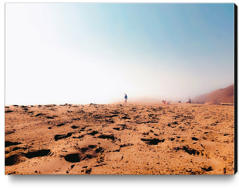 Sandy beach at Point Mugu beach California USA Canvas Print by Timmy333