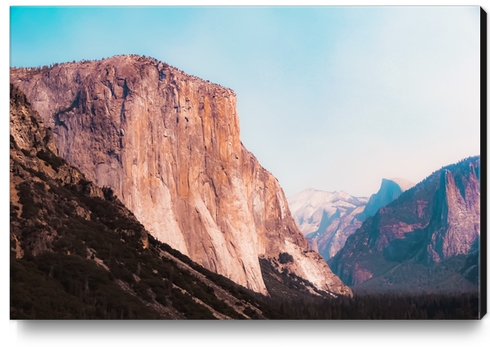 mountains at Yosemite national park California USA Canvas Print by Timmy333