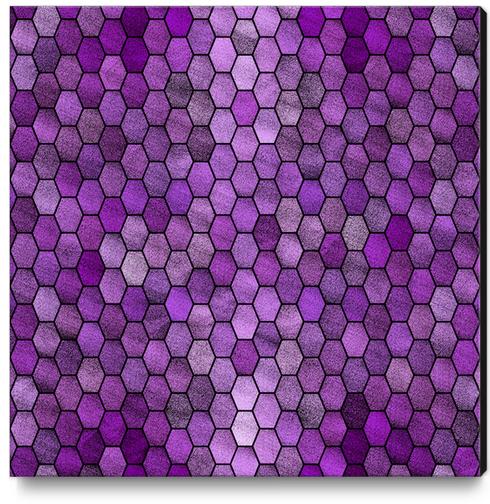 Glitters Honeycomb X 0.3 Canvas Print by Amir Faysal