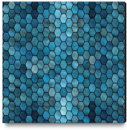 Glitters Honeycomb X 0.4 Canvas Print by Amir Faysal