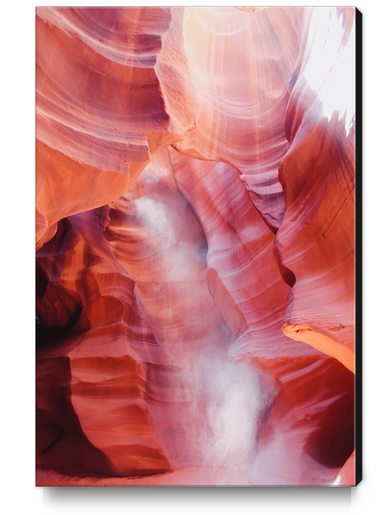 Light in the sandstone cave at Antelope Canyon Arizona USA Canvas Print by Timmy333