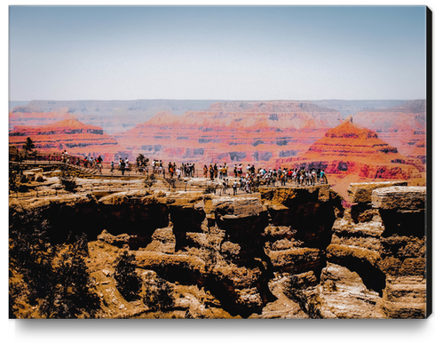 Desert view at Grand Canyon national park, Arizona, USA Canvas Print by Timmy333